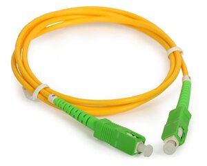 Оптический шнур Patch Cord SC/APC-SC/APC 1м (Зеленый - зеленый)