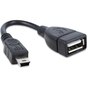 OTG кабель mini USB rexant (гн. USB а - шт. mini USB)