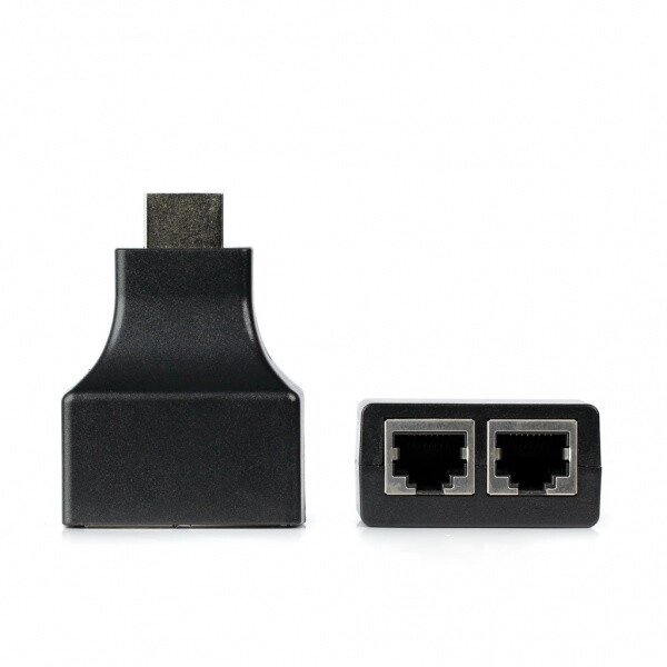 Переходник - Адаптер для передачи HDMI сигнала по витой паре UTP 5e/6, до 30 м. (компл. 2 адаптера) от компании Магазин Дэмакс - фото 1