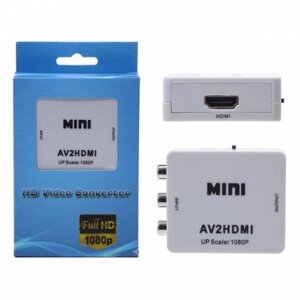 Переходник конвертер 3RCA на HDMI mini