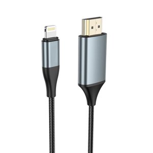 Переходник конвертер Lightning -HDMI 4м с поддержкой выхода 1080P, 60 FPS