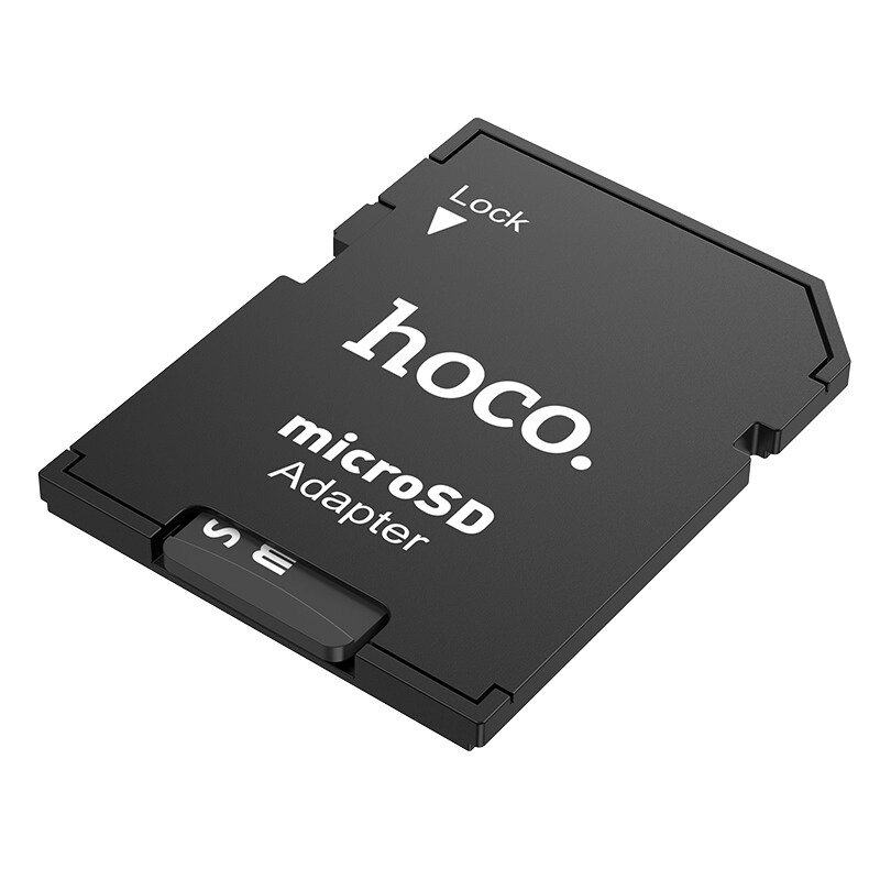 Переходник с MicroSD на SD HOCO HB22 Черный от компании Магазин Дэмакс - фото 1