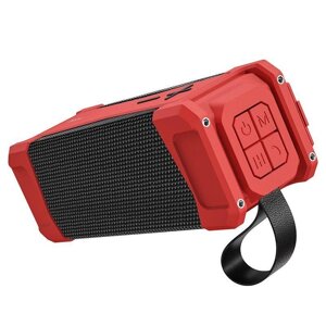 Портативная колонка Hoco HC6 Красная (20W, BT 5.0, USB, AUX, TF, FM, TWS, 4000mAh)