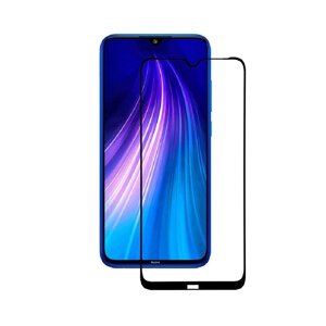 Защитное стекло Xiaomi Redmi Note 8 (Черное) с полной проклейкой EXPERTS FULL SCREEN GLASS 9D