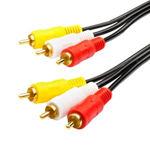 Шнур 3RCA-3RCA 1,2m ATCOM (AT7267)