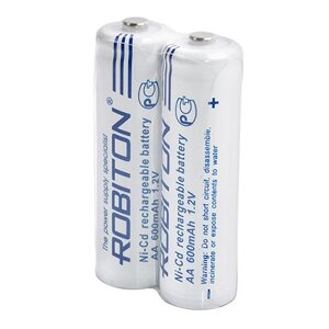 Аккумулятор NI-CD AA 600mAh Robiton SR2