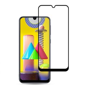 Защитное стекло Samsung M31/A30/A50 (Черное) с полной проклейкой EXPERTS FULL SCREEN GLASS 9D