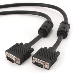 Кабель VGA шт -VGA шт 3m, феррит. кольца Premium Cablexpert CC-PPVGA-10-B