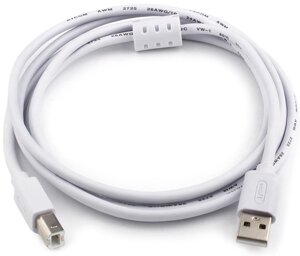 Кабель для принтера USB 2.0 AM-BM 3м ATCOM AT8099, феррит. кольцо