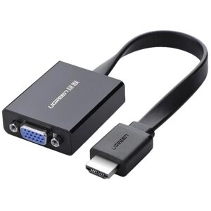 Переходник конвертер HDMI - VGA + AUX с питанием UGREEN MM103-40248