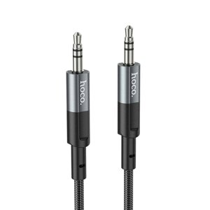 Кабель AUX Hoco UPA23 jack (M) - jack (M) 3.5mm (1.0 м) нейлон металлик