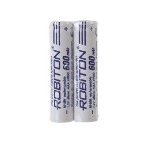 Аккумулятор NI-MH AAA 600mAh (с плоским контактом) Robiton SR2