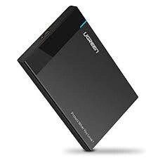 Внешний корпус 2.5" UGREEN US221-30848B, USB 3.0, SATA, кабель Micro USB 3.0, пластик черный