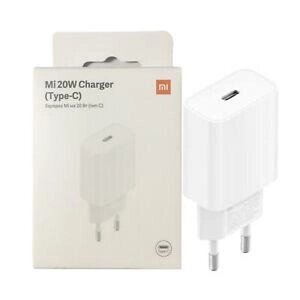 Сетевое зарядное устройство Xiaomi Mi Charger BHR4927GL 1xType-C 20W (Быстрая зарядка) Белое