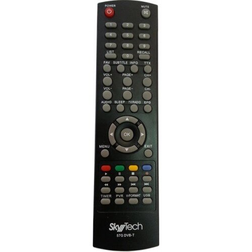 Пульт для цифровых приставок DVB-T SKYTECH 57G от компании Магазин Дэмакс - фото 1