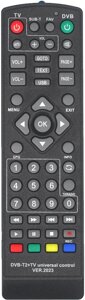 Пульт для цифровых приставок DVB-T2 универсальный Huayu DVB-T2+TV Ver. 2023