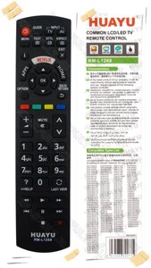 Пульт для ТВ Panasonic универсальный RM-L1268 с кнопкой NETFLIX
