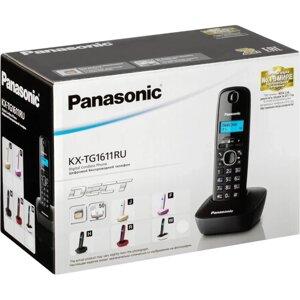 Радиотелефон Panasonic KX-TG1611RUW, бело-черный