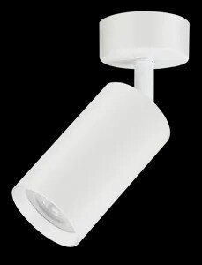 Светильник накладной поворотный под лампу с цоколем GU10 TruEnergy (35W, D55*H100) Белый