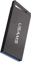 USB Flash накопитель 2.0 128GB USAMS US-ZB208 металл, серый