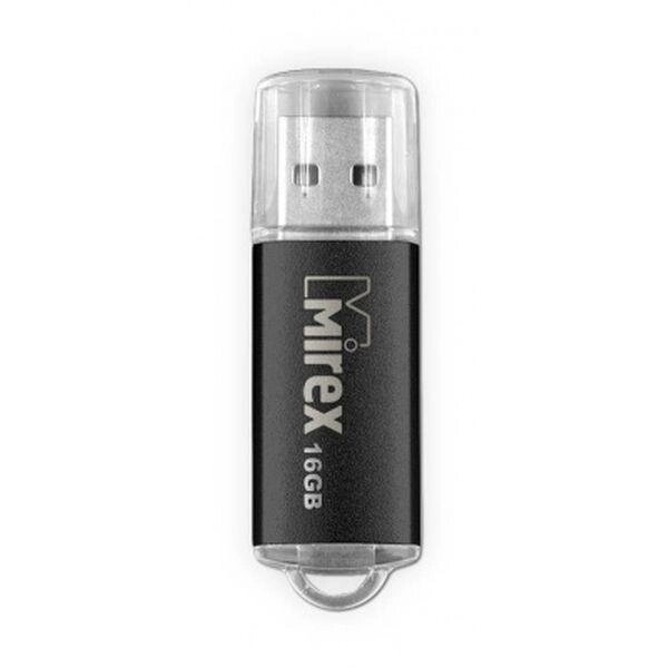 USB Flash накопитель 2.0 16GB Mirex UNIT BLACK от компании Магазин Дэмакс - фото 1