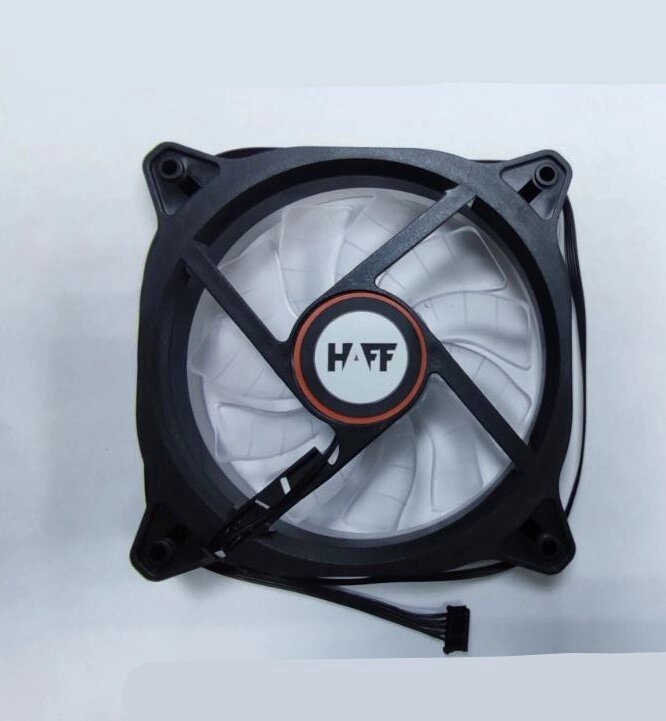 Вентилятор 120x120x25 Haff Single Ring RGB fans от компании Магазин Дэмакс - фото 1