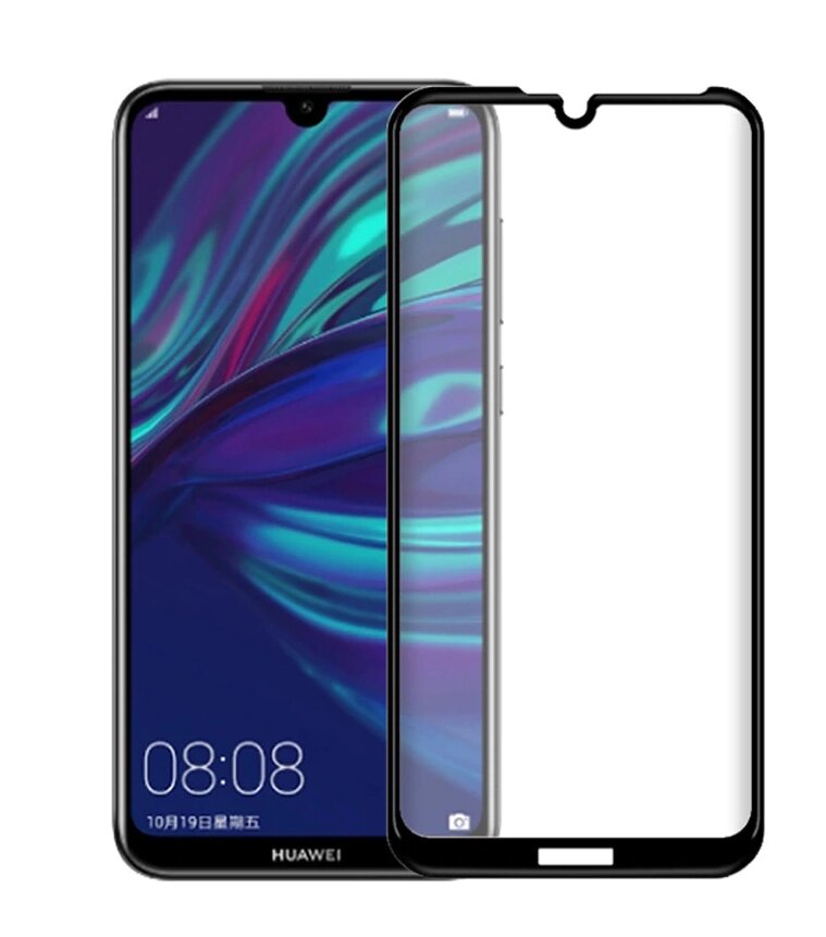 Защитное стекло Huawei Y5 2019 / Honor 8S (Черное) EXPERTS FULL SCREEN GLASS 9D от компании Магазин Дэмакс - фото 1