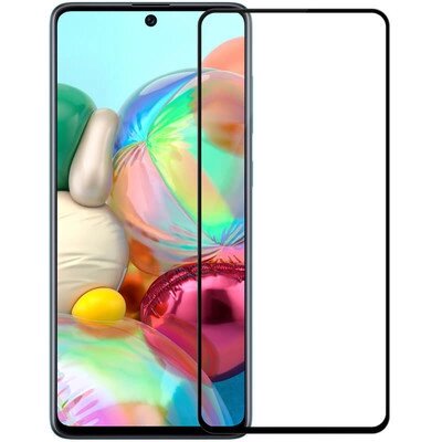 Защитное стекло Samsung A71 (Черное) с полной проклейкой EXPERTS FULL SCREEN GLASS 9D от компании Магазин Дэмакс - фото 1