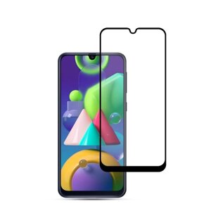 Защитное стекло Samsung M21 (Черное) с полной проклейкой EXPERTS FULL SCREEN GLASS 9D