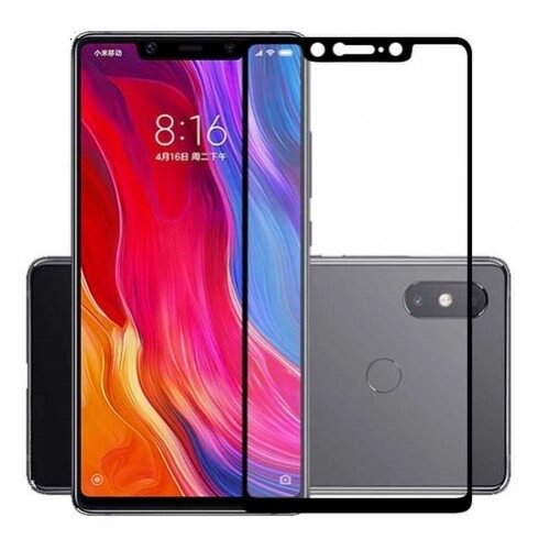 Защитное стекло Xiaomi Mi 8 (Черное) с полной проклейкой EXPERTS FULL SCREEN GLASS 9D от компании Магазин Дэмакс - фото 1