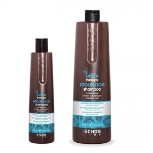 Нормализующий шампунь против жирной кожи головы Rebalance Shampoo SELIAR THERAPY ECHOS LINE 350 мл