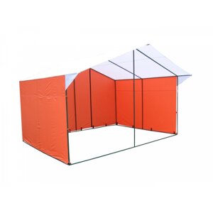 Торговые палатки Митек Торговая палатка «Домик» 4 х 3 из квадратной трубы 20х20 мм