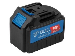 Аккумулятор BULL 18.0 в, 6.0 а/ч, li-ion xltpro (18 в, 6 а*ч, li-ion) (0329178)