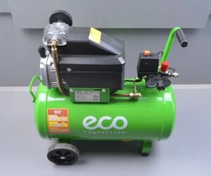 Компрессор ECO AE-501-3 уцененный (260 л/мин, 8 атм, коаксиальный, масляный, ресив. 50 л, 220 В, 1.80 кВт)