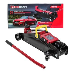 Домкрат FORCEKRAFT FK-TR20003 подкатной гидравлический 2т (h min 135мм, h max 390мм)