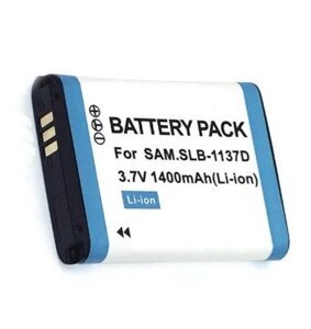 Аккумулятор Digital Power SLB-1137D 1400mAh для фотоаппарата SAMSUNG Digimax i80, i85, i100, L74W, NV11, NV24,