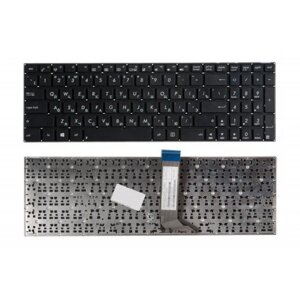 Клавиатура для ноутбука Asus X502, X502CA, X502C, F551 Черная (Плоский Enter)