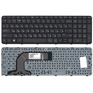 Клавиатура для ноутбука HP Pavilion 17, 17-E чёрная с рамкой