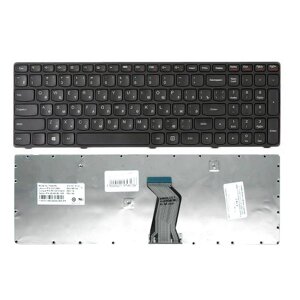 Клавиатура для ноутбука Lenovo G500, G505, G505A, G510, G700, G700A, G710 (с черной рамкой)