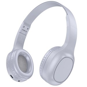 Беспроводные наушники HOCO W46 CHARM BT headset, 601719 LIGHT BLUE GRAY
