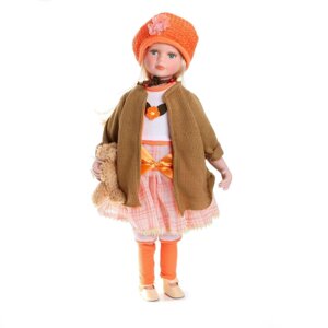 Керамическая кукла Country style с игрушкой 50 см B794-20X