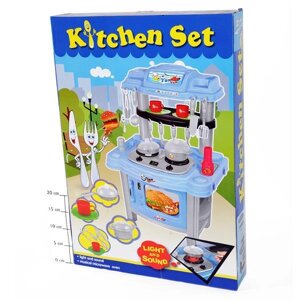 Игровой набор "Кухня" с набором посуды (свет, звук)