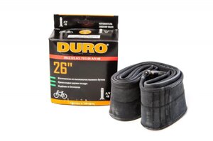 Велокамера DURO 26"в коробке) 26x2.5/2.6/2.75/3.00 A/V-48 (для фэтбайка) (упак. 24 шт. DAB01002