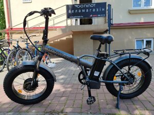 Электровелосипед VOLTECO BAD DUAL NEW (тёмно-серый) в Гродненской области от компании Веломагазин Пилот