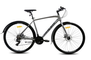 Велосипед Racer Alpina Man (2022) серый 20"