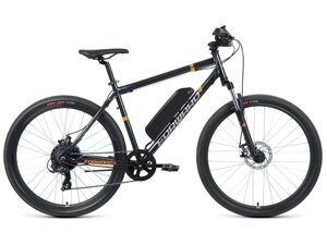 Электровелосипед FORWARD VOLCANO EXPRESS 27,5 E-350 (тёмно-синий р. 17; серый р. 19)