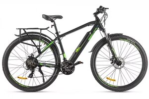 Электровелосипед Eltreco Ultra Max PRO (серо-зелёный; чёрно-зелёный)