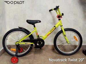 Велосипед NOVATRACK 20" TWIST зеленый