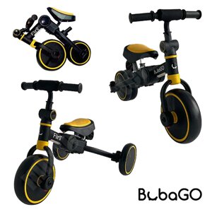 Беговел-велосипед Flint черно-желтый