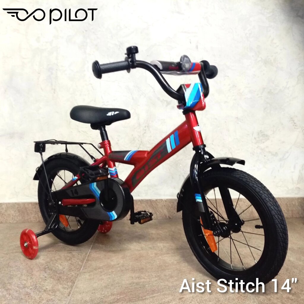 Велосипед Aist Stitch 14" (красный) от компании Веломагазин Пилот - фото 1